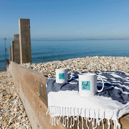 High-End Beachfront Getaway Sea View King Bed East Wittering Exteriér fotografie