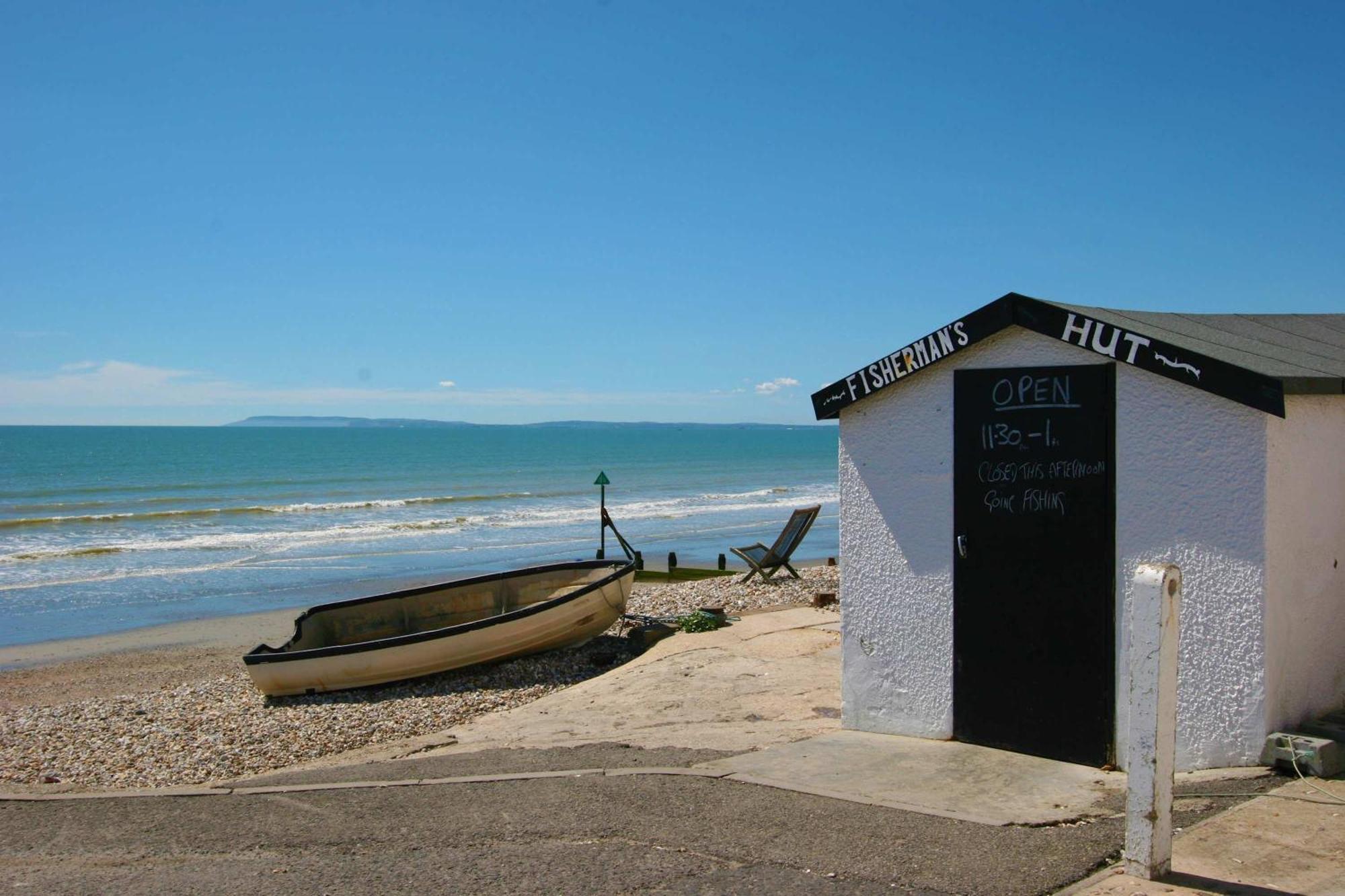 High-End Beachfront Getaway Sea View King Bed East Wittering Exteriér fotografie